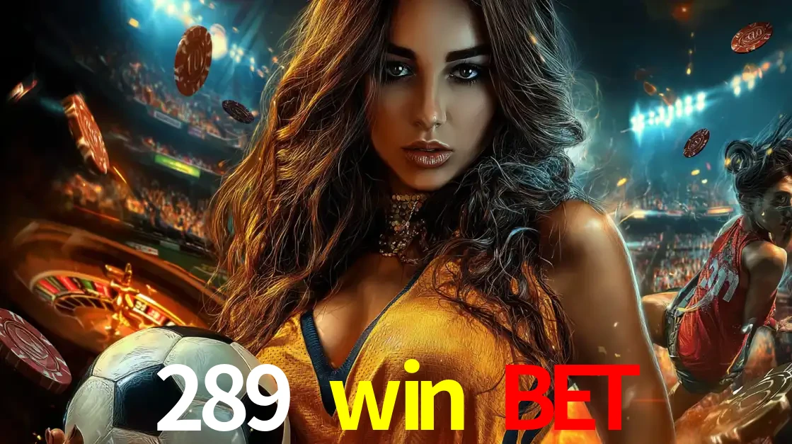 Mulher segurando uma bola de futebol em uma montagem que mistura a paixão esportiva com a emoção da roleta de cassino, tudo disponível na plataforma 289 win bet.
